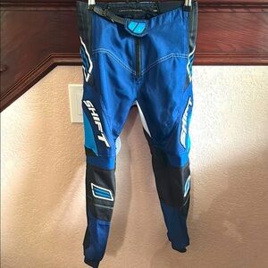 Shift Youth Size 26 MX Racing Motorcross Dirt Biker Off-road Blue Moto Pants